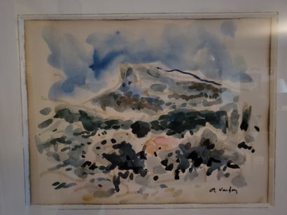 null Alfred VACHON (1907-1994)
Landscapes of the south of France
Five watercolors.
Signed.
47,5...