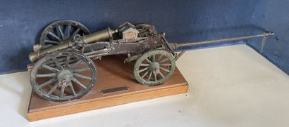null Field gun of twelve, Gribeauval system, 1766-1827, scale 117/1000.
L. 81 cm
