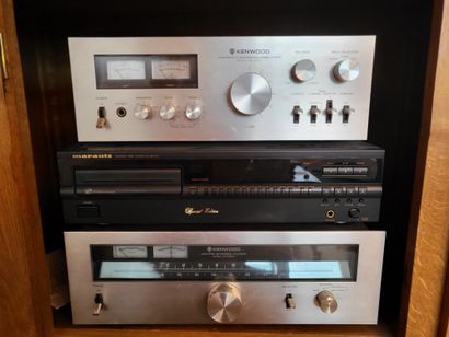 null KENWOOD
A KA-5700 amplifier and a KT-6500 tuner.
A Marantz CD player and a pair...
