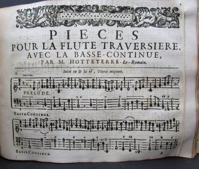 null La Barre, Mr de - Premier livre de pièces pour la flute traversière avec la...