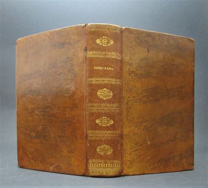 null Vigny, Alfred de. - Cinq-Mars. Paris, Urbain Canel, 1826. 2 volumes in-8 bound...