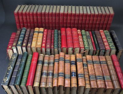 Lot of literature in 19th century bindings,...