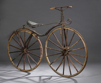 null Michaux type velocipede with wavy body. 
About 1865
About 120 x 150 cm
A similar...
