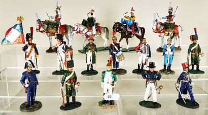 null KING and COUNTRY et divers : “VIVE L’EMPEREUR” “THE AGE OF NAPOLEON” – 21 figurines...