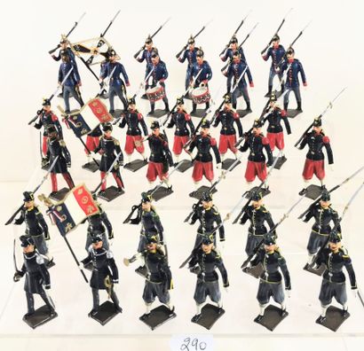 null CBG - 1960-1970 : Prussian Infantry 1900 in blue (12 p.).
Foot soldiers 2nd...