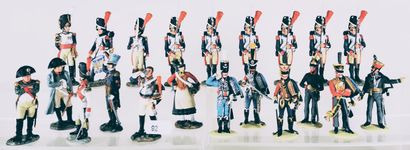null KING and COUNTRY et divers : “VIVE L’EMPEREUR” “THE AGE OF NAPOLEON” – 21 figurines...