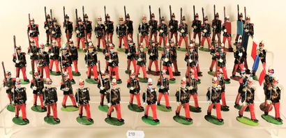 null QUIRALU – FRENCHAL : Infanterie 1900 pantalon rouge – Cadets de Saint-Cyr, en...