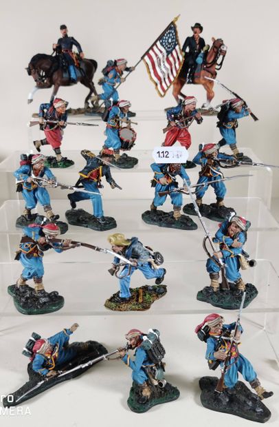 null KING and COUNTRY - The Collector Show case: Civil War with GARRARDS TIGERS -...