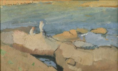 null Lucien Victor GUIRAND de SCÉVOLA (1871-1950)
Bathers by the Sea
Oil on paper...