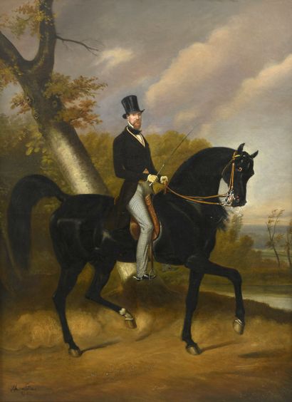 null Philippe LEDIEU (Quincy-Sédy 1803-1850 ? )
Presumed portrait of Alfred de Musset...