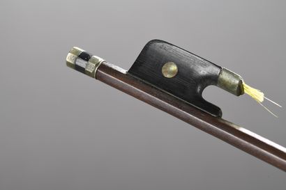 null Cello bow by POIRSON Dominique (known as Justin Poirson) for the stick, with...
