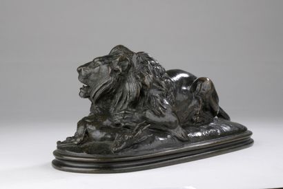 null Antoine Louis BARYE (1795-1875)
Lion holding a guib
Model created in 1835, cast...