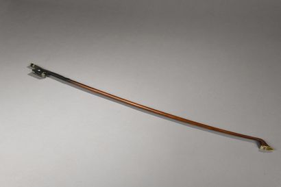 null CUNIOT Eugene (known as CUNIOT-HURY) cello bow for the stick, with later frog...