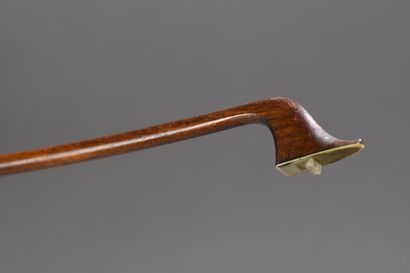 null CUNIOT Eugene (known as CUNIOT-HURY) cello bow for the stick, with later frog...