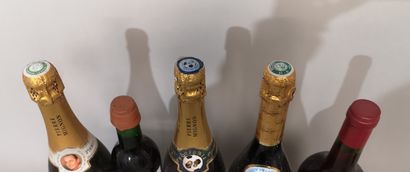 null 5 flacons CHAMPAGNES et VINS DIVERS :
3 Champagne Pierre MIGNON 1 Cuvée Jacques...