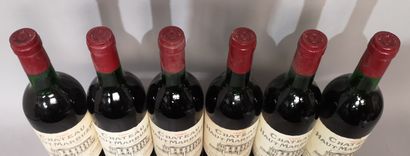 null 6 bouteilles Château HAUT MARBUZET 1990 - Saint Estèphe 
Étiquettes légèrement...