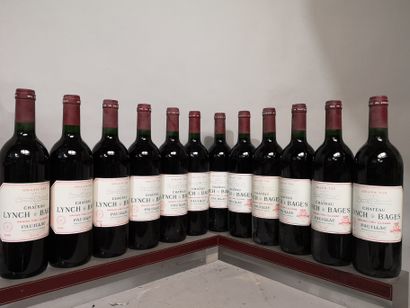 12 bouteilles Château LYNCH BAGES 1989 -...
