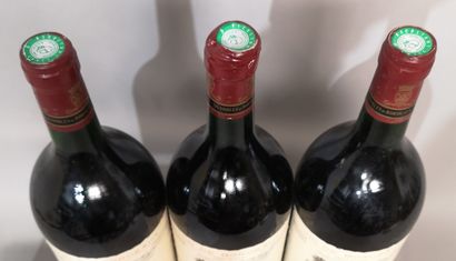 null 3 magnums Château TURCAUD 1993 - Bordeaux 
Étiquettes légèrement marquées. 1...