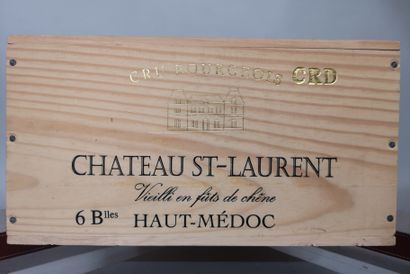 null 12 bouteilles Château SAINT LAURENT 1997 - Haut Médoc En caisse bois.
EN L'...