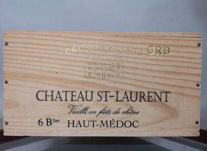 null 12 bouteilles Château SAINT LAURENT 1997 - Haut Médoc En caisse bois. 
EN L...