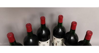 null 6 magnums Château LABEGORCE ZEDE 1975 - Margaux 
Stained and torn labels. Slightly...