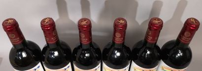 null 6 bouteilles CHARMES de l'AUTRE RIVE Merlot 1997 - Bordeaux