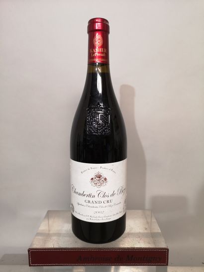null 1 bouteille CHAMBERTIN Grand Cru "Clos de Bèze" 2002 - J.P. MARCHAND pour Roberto...