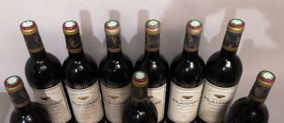 null 9 bouteilles Château PLAGNAC 1992 - Médoc