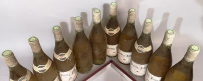 null 10 bouteilles POUILLY FUME - BLONDELET NOEL 1983 
EN L'ETAT