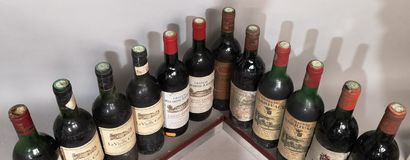 null 12 bouteilles BORDEAUX DIVERS A VENDRE EN L'ETAT : Ch. LARRIVAUX 1982, Ch. MALARTIC...