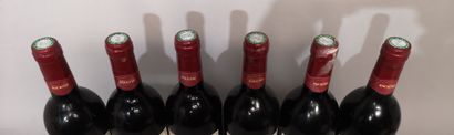 null 6 bouteilles Château TEYSSIER 1995 - Montagne Saint Emilion 
1 étiquette légèrement...