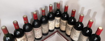 null 12 bouteilles BORDEAUX DIVERS BARON Philippe de ROTHSCHILD 
Baronat Saint Emilion...