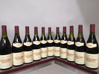 null 11 bouteilles VOLNAY 1er Cru "Champans" 1990 - Pierre BOULEY ROSSIGNOL 
3 BQSSES....