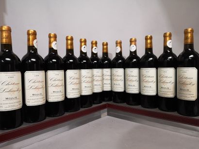 null 12 bouteilles Château LALAUDEY 1999 - Moulis