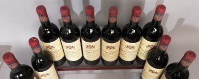 null 10 bouteilles Château MALESCOT St EXUPERY 1990 - 3e Gcc Margaux 
Étiquettes...