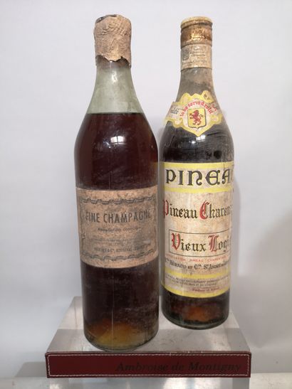 null 1 bouteille FINE CHAMPAGNE - PEUCHET Cie - années 1960 A VENDRE EN L'ETAT 
On...