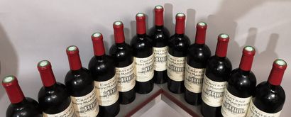 null 12 bouteilles Château HAUT MARBUZET 2001 - Saint Estèphe 
6 étiquettes légèrement...