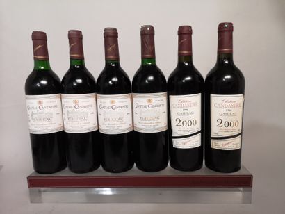 null 6 bouteilles Château CANDASTRE -Gaillac 
2 de 1995, 2 "Cuvée Spéciale Célébration...