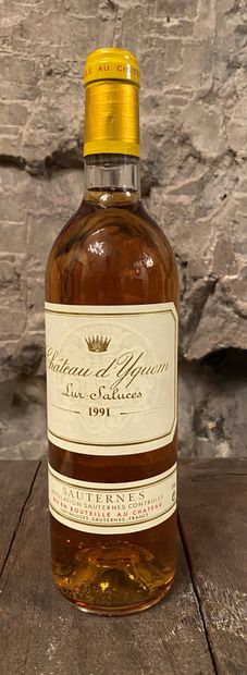 1 bouteille Château D'YQUEM 1991 - 1er Grand...