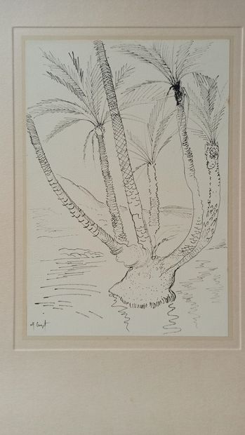 null Maurice CROZET (1896-1978)
Lot including 32 drawings in ink, 7 drawings in pencil,...