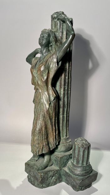C. MIRO (XXth century)
Woman with a column,...