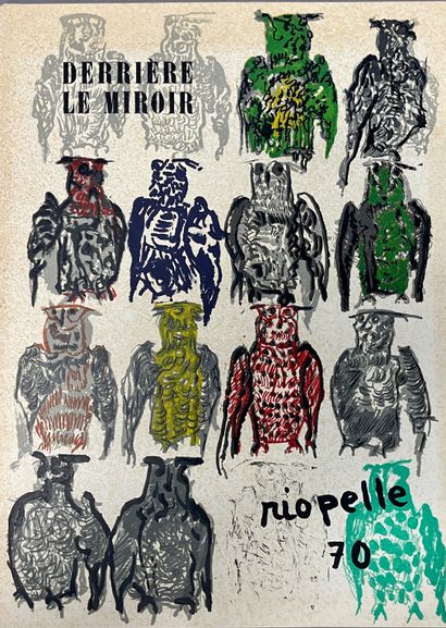 null Derrière le Miroir, Maeght éditeur, 3 issues :
- RIOPELLE, n°185, 1970, 4 color...
