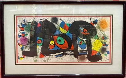 null After Miro
Sculptures : the Chicks (1974)
Print signed in the plate
28 x 55...