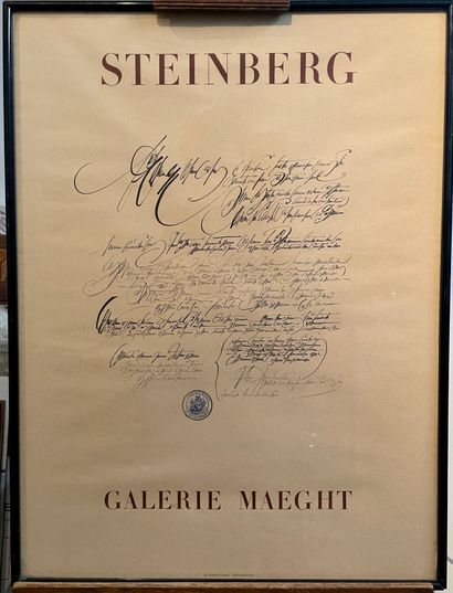 Saul STEINBERG (1914-1999)
Affiche de l’exposition...