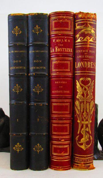 null Ensemble d'ouvrages illustrés par Gustave Doré et édités à Paris par la librairie...