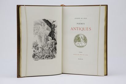 null Leconte de Lisle - Ray Maurice - Poèmes antiques. Paris, Société des Amis des...