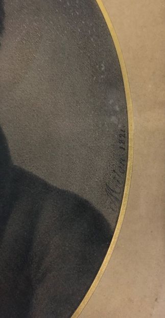 null Milon (XIXème siècle)
Portrait présumé de Pierre Timothée Gheerbrant
Crayon...