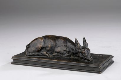null Antoine Louis Barye (1795-1875)
Fawn of a stag lying down
Model created around...