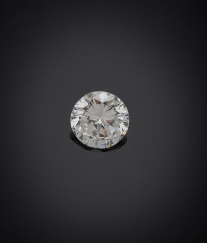 null Diamond on paper, weighing 1,26 carat.
Pre-certificate of the French Laboratory...