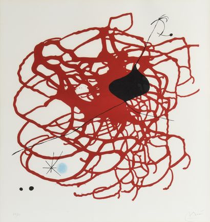 null Joan MIRO (1893-1983)
Beats I, 1968
Lithographie, signée en bas à droite, et...